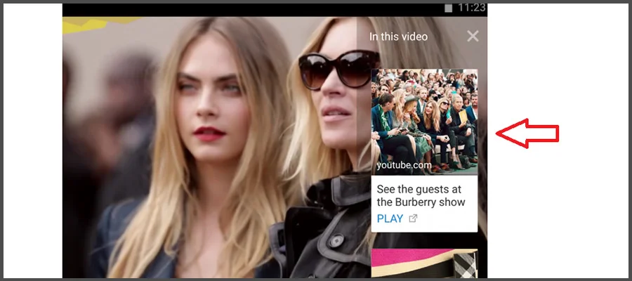 تبلیغ یوتیوب کارتهای اسپانسردار یا Sponsored card ads