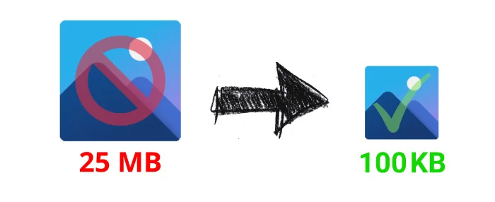 کاهش حجم تصاویر سایت