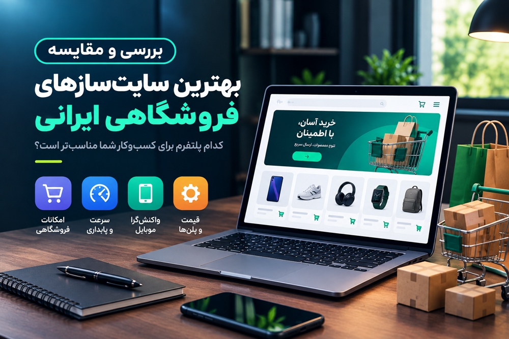 بررسی بهترین سایت‌سازهای فروشگاهی ایرانی