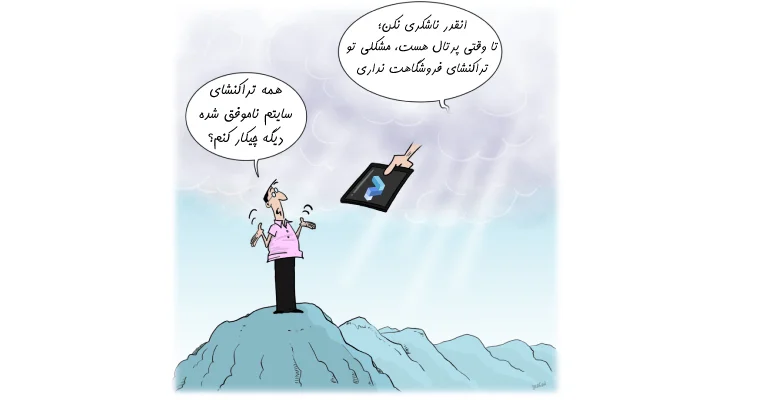 تراکنشهای موفق سایت در پرتال