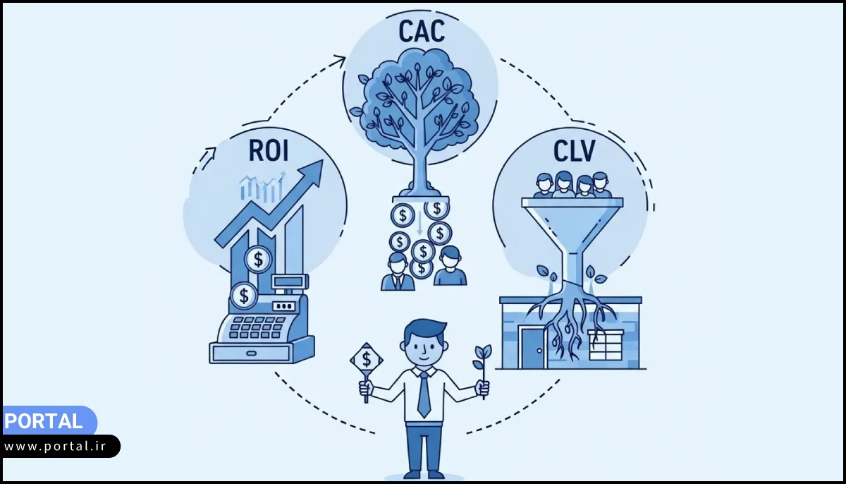 CAC-&-ROL-&-CLV- اینفوگرافیک