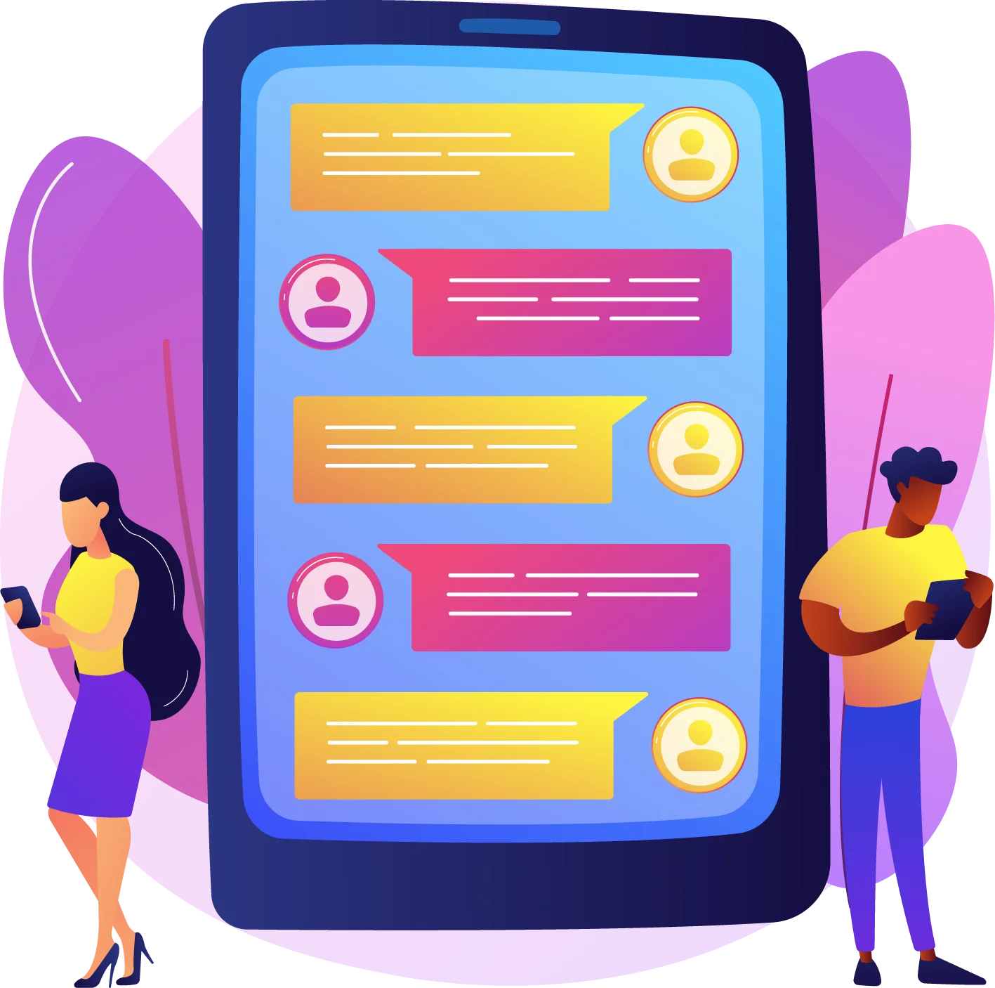 ارتباط با مشتری از طریق سرویسهای پیامکی