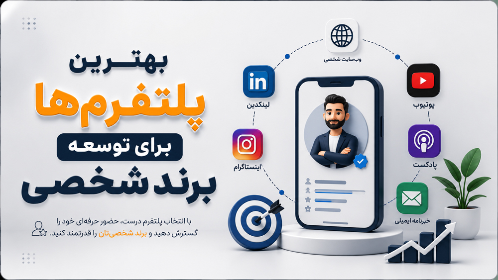 کانال‌های اصلی برای ساخت و نمایش برند شخصی