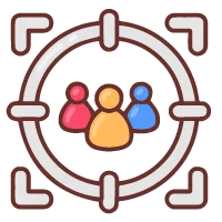 آیکون مشخص کردن بازار هدف