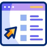 بازاریابی با طراحی چکلیست تعاملی- آیکون