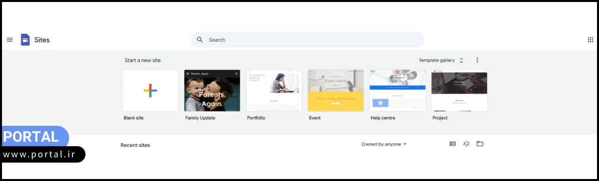 سایت ساز رایگان گوگل ( Google Sites)