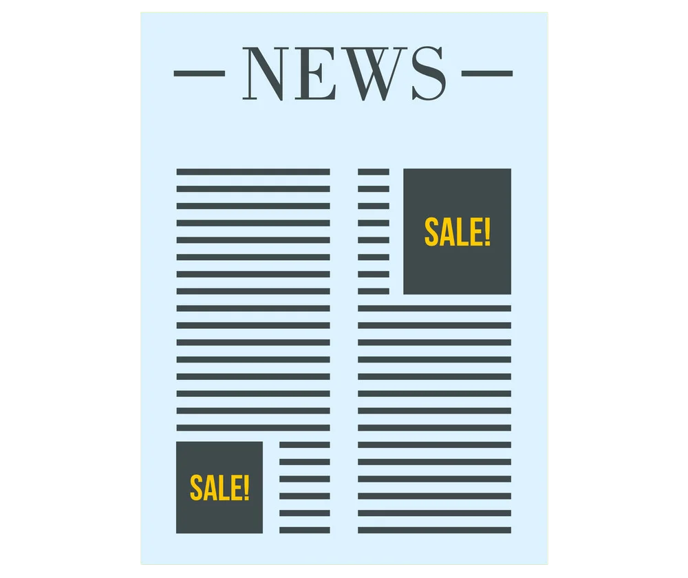 تبلیغات رسانهای در روزنامه