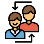 تبادل مشتری آیکون