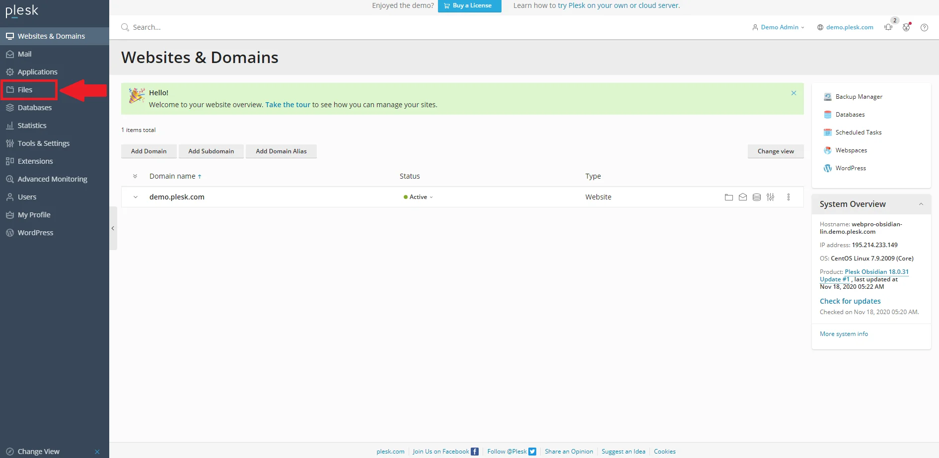 فایل منیجر پلسک