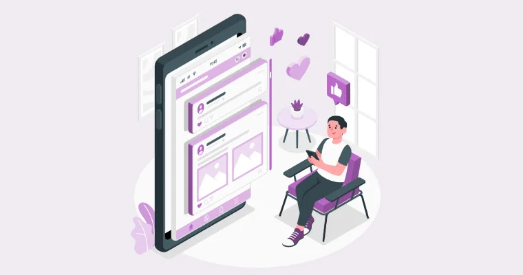 طراحی سایت با موبایل - عکس کارتونی