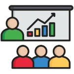 برگزاری رویدادهای مشترک مثل سمینارها- آیکون