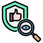 امنیت و شفافیت- آیکون