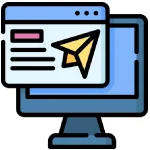 آیکون با مضمون صفحات فرود