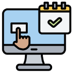 آیکون نشان دهنده سیستم رزرو آنلاین سایت هتل